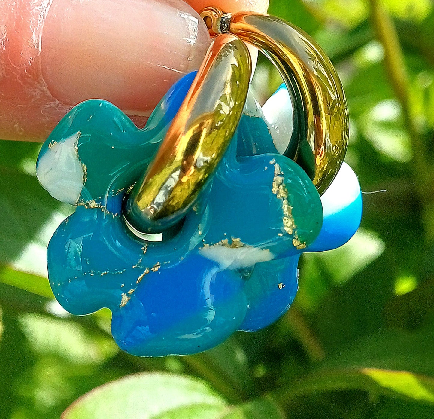 Boucles d'oreilles Lagoon Fleur