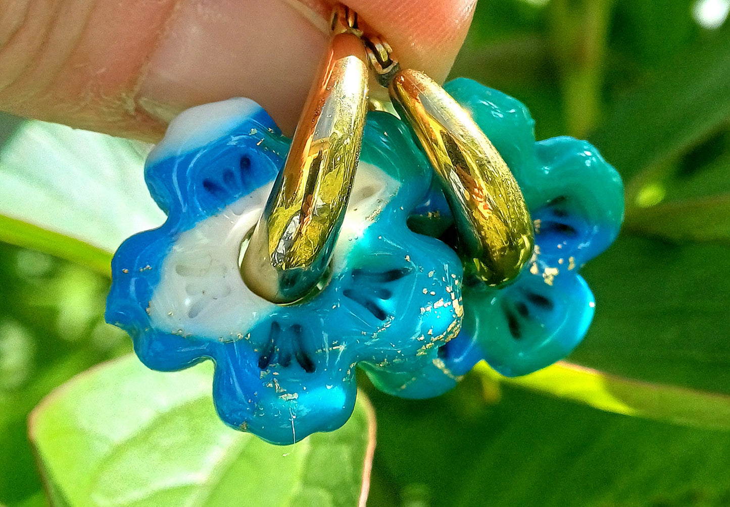 Boucles d'oreilles Lagoon Fleur