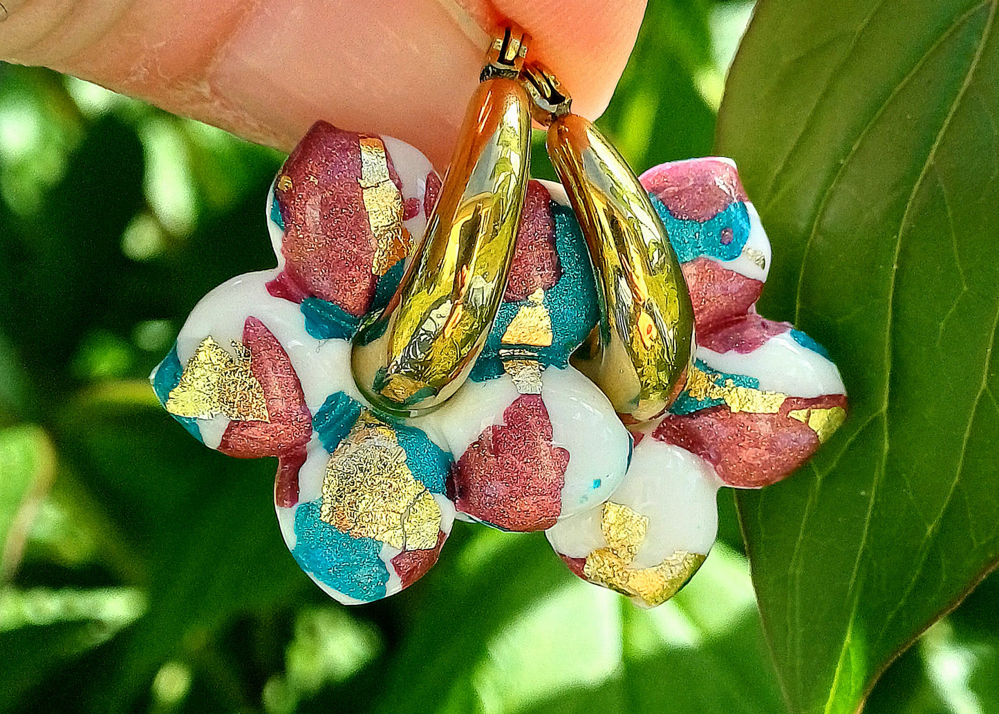 Boucles d'oreilles Fleurs Victoire