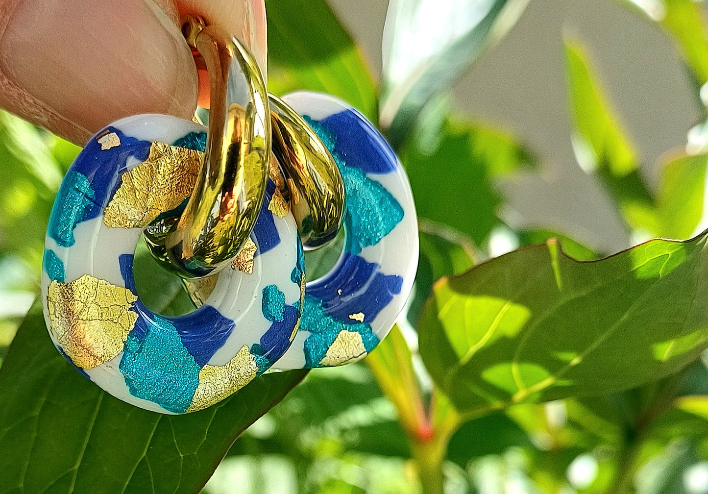 Boucles d'oreilles Victoire Ovale