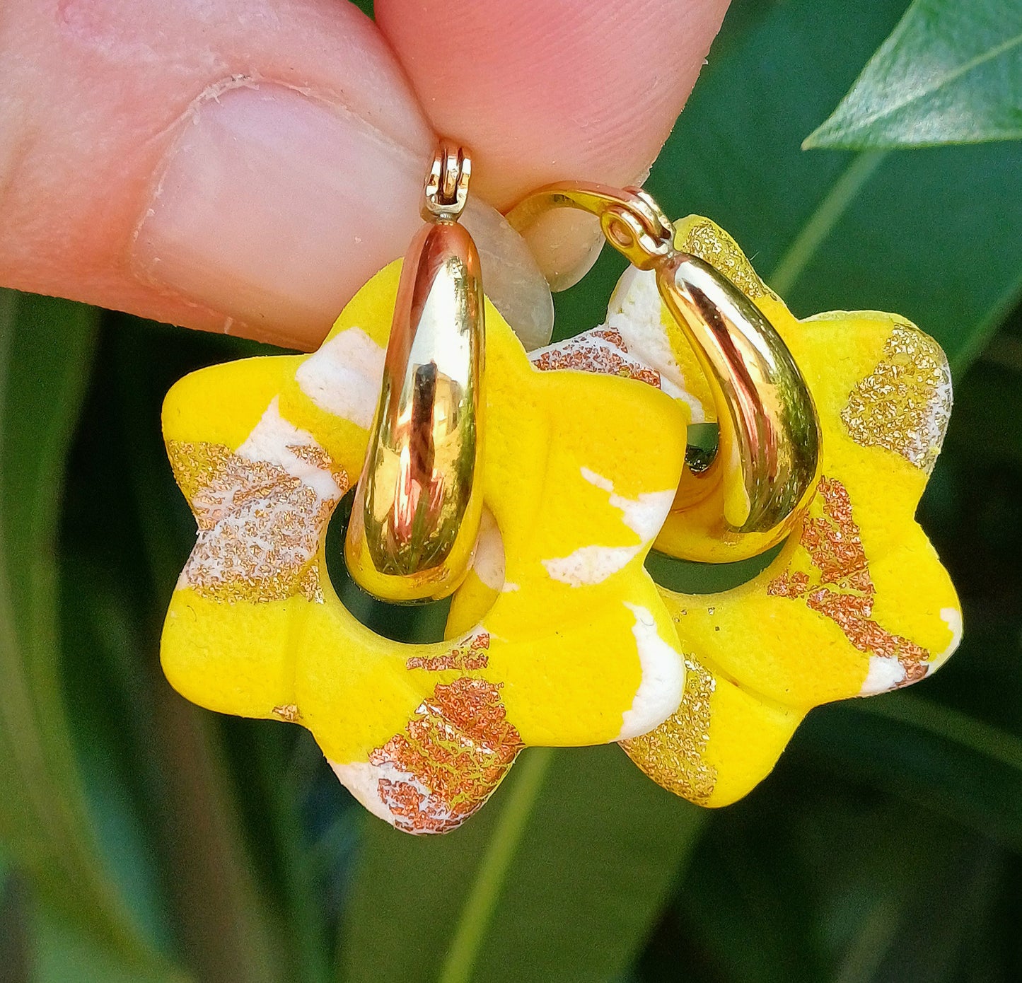 Boucles d'oreilles Cloé Jaune