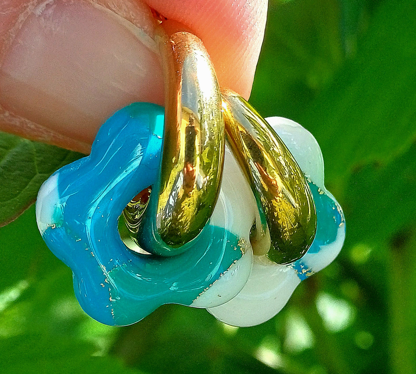 Boucles d'oreilles Lagoon "Ptites Inaya "