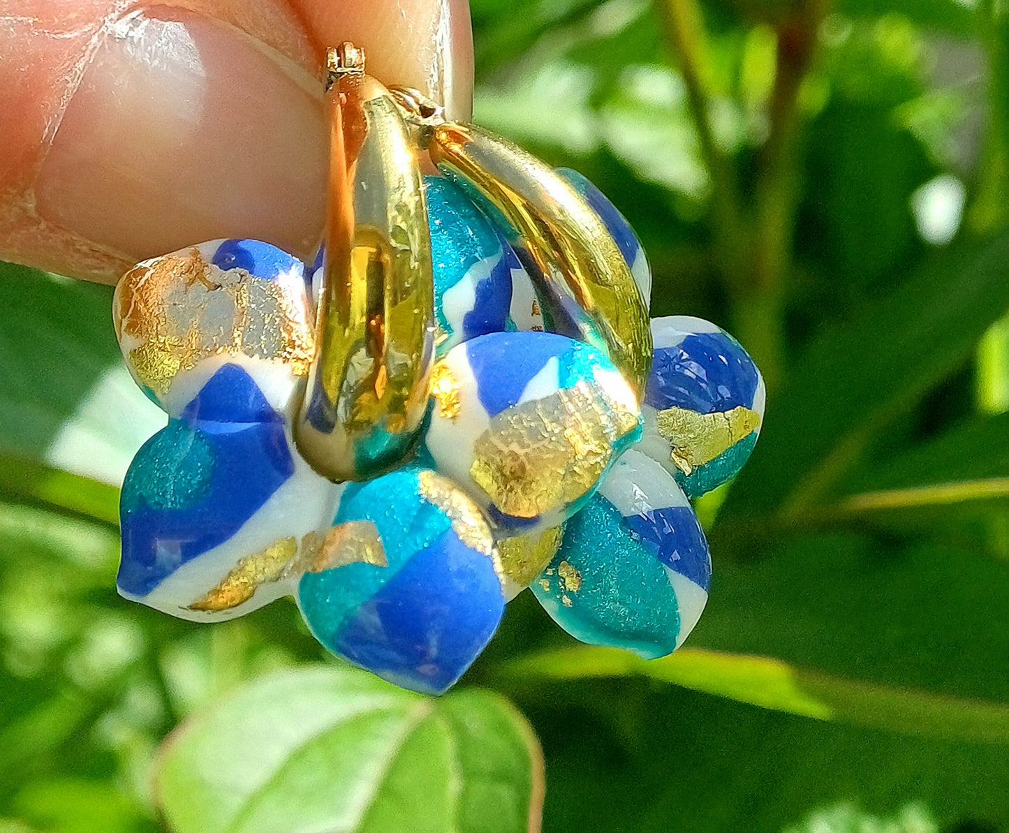 Boucles d'oreilles Victoire Fleur