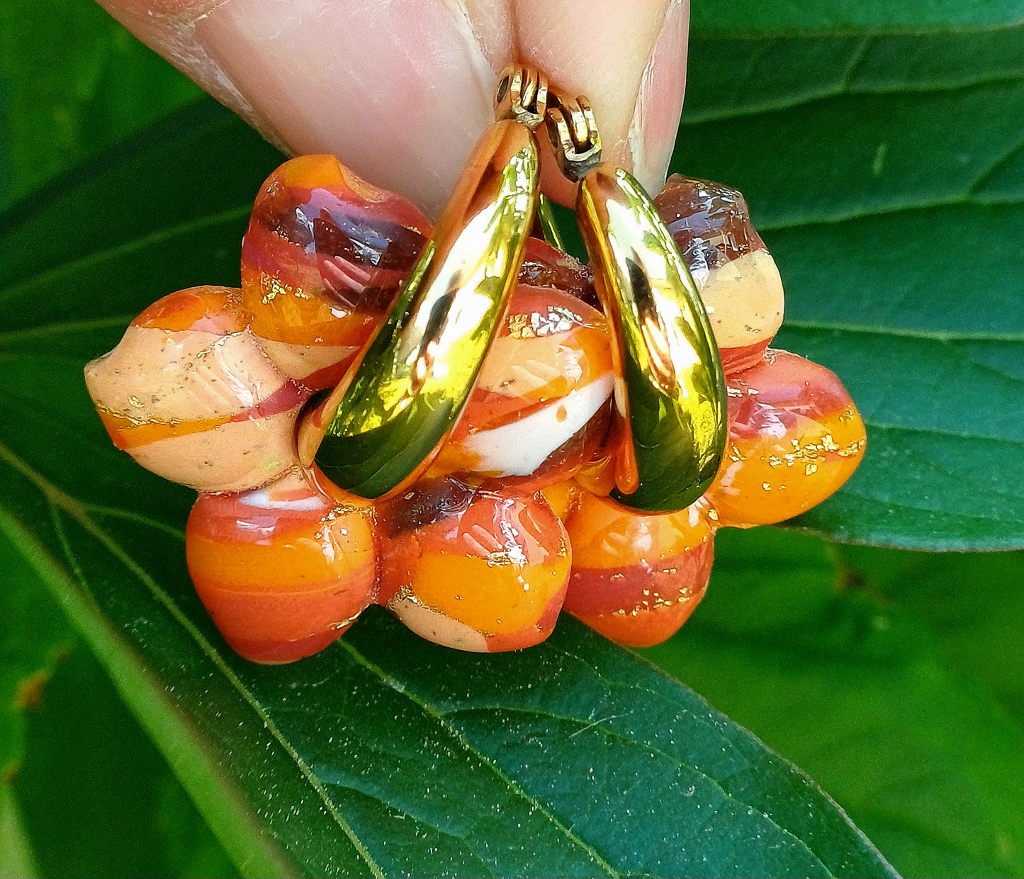 Boucles d'oreilles Simona Fleur