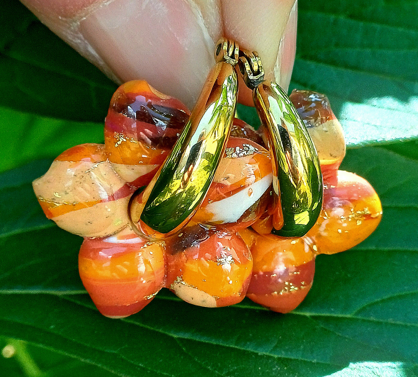 Boucles d'oreilles Simona Fleur
