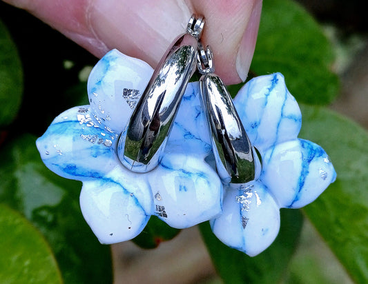 Boucles d'oreilles Yuki style "Vaïté"
