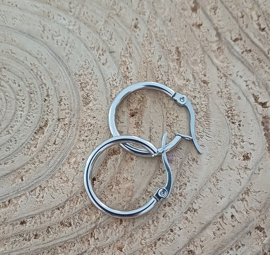Créoles Argentés 1,9 cm